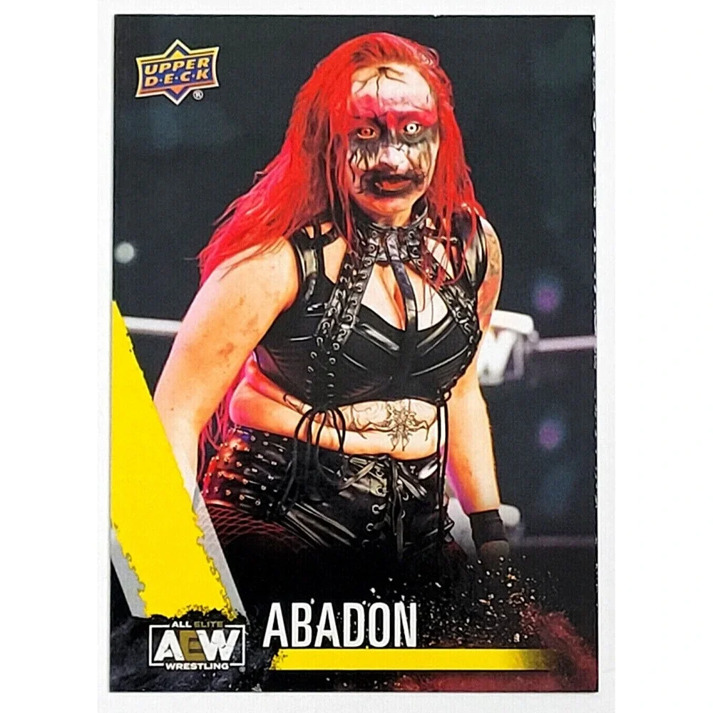 2021‎ UPPER DECK AEW JAZWARES UNMATCHED YELLOW PARALLEL - ABADON